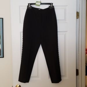 Kate Spade checking in lace trim cigarette pant